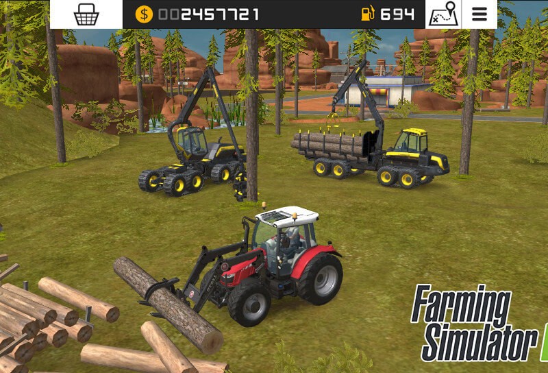 Farming Simulator 18 [Мод: Много денег]
