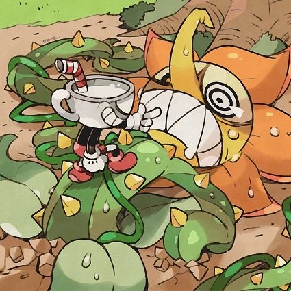 Cuphead Battle : Cagney Carnation